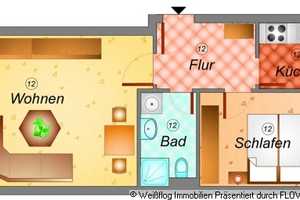 2 Raumwohnung mit Einbauküche in Altchemnitz – Olbernhauerstr. 16/18, 9125 Chemnitz – Vorschaubild 2