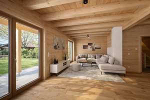 Exklusives Bio-Blockhaus mit alpinem Charme und modernem Wohnkomfort – Die vollständige Adresse der Immobilie erhältst du vom Anbieter., 83703 Gmund am Tegernsee – Vorschaubild 1