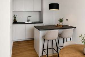 Ruhiges Rückgebäude - Charmante Erdgeschoss Terrassen Wohnung mit urbanem Kleingarten