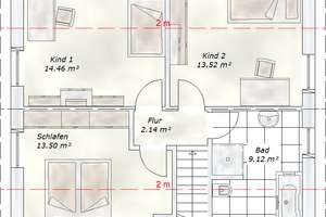 FBHz., L/W-Wärmepumpe, Ton-Dachsteine, etc., Grundriss frei wählbar! Grunds.-Preis Lindenthal inklu. – Die vollständige Adresse der Immobilie erhältst du vom Anbieter., 4158 Lindenthal, Leipzig – Vorschaubild 3