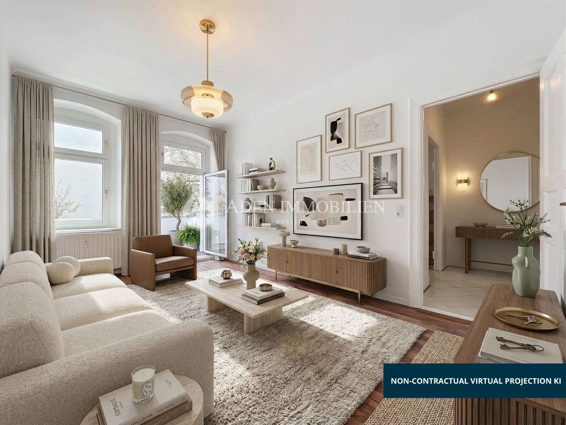 Bequem im 1. OG gelegen! Altbauwohnung mit 2 Zi. & großem Südwestbalkon in Berlin-Friedrichshain!, Berlin – Bild 1