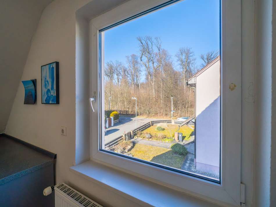 Küche - Blick zum Wald