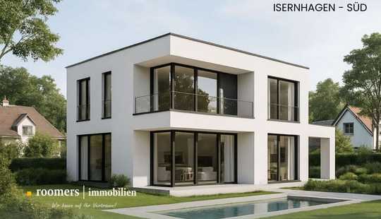 Bild von ISERNHAGEN-SÜD: Luxuriöses Bauhaus – Neubau auf 737 m² Grundstück
