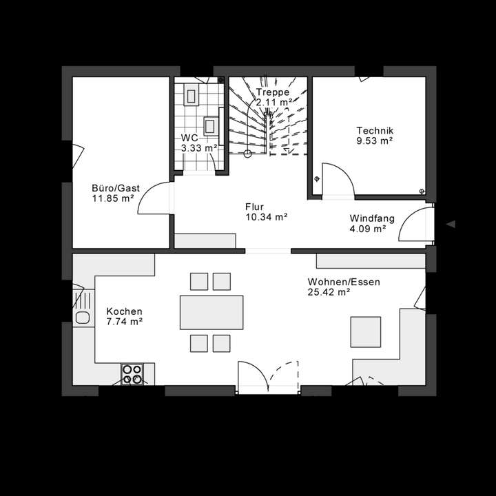 Grundriss EG