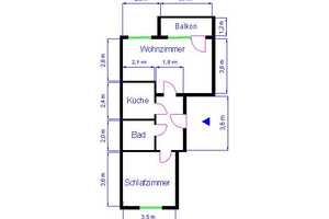 2-Zimmerwohnung Magdeburg – Astonstr. 11, 39116 Magdeburg – Vorschaubild 3
