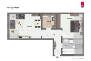 Helle Dachwohnung im Altbau - frisch renoviert, Tageslichtbad, schickes Laminat/Vinyl - bezugsfertig – Oederaner Straße 14, 1159 Löbtau-Nord, Dresden – Vorschaubild 11