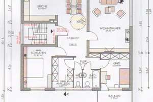 Freundliche 3-Zimmer Wohnung mit Balkon zum Erstbezug nach Renovierung im OG von Siegen- Bürbach