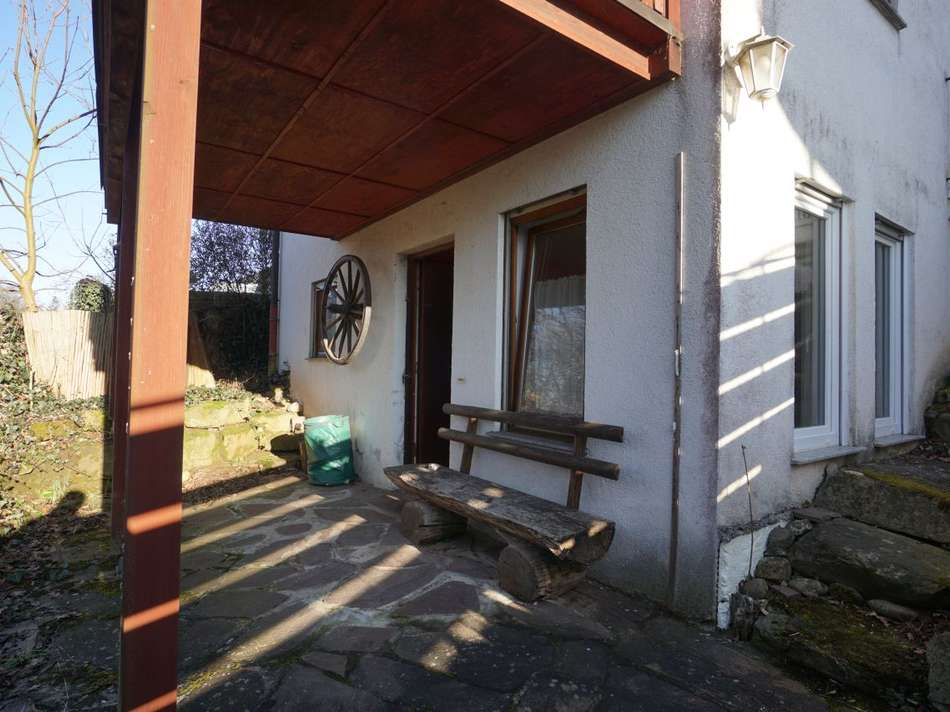 Terrasse im Untergeschoss