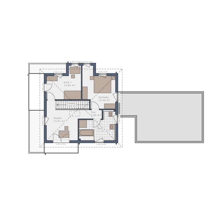 Grundriss Obergeschoss