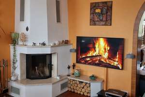 Wohnzimmer mit Echtholzparkett, Kamin, viel Platz und Gemütlichkeit – Schützenstraße  30, 17309 Pasewalk – Vorschaubild 27