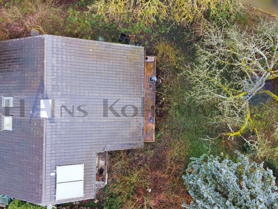 Hausansicht von oben