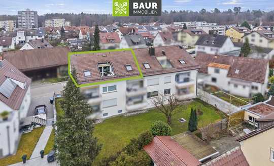 360° I Helle 3-Zimmer-Dachgeschosswohnung in Friedrichshafen