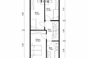 TOP KfW 70 Haus - Fernwärme - Neuwertiges RMH mit 2 Bädern, 2 Terrassen zzgl. Garage – Bremen – Vorschaubild 24
