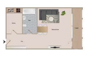 Gemütliches Apartment mit TG Stellplatz in ruhiger Lage mit perfekter Anbindung – Die vollständige Adresse der Immobilie erhältst du vom Anbieter., 81549 Balanstraße-West, München – Vorschaubild 9