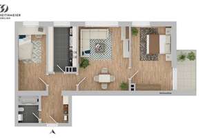 NOCKHERBERG - 3-Zimmer - Urban und komplett saniert – Die vollständige Adresse der Immobilie erhältst du vom Anbieter., 81541 Obergiesing, München – Vorschaubild 13