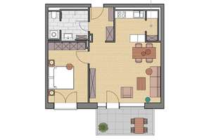 Hochparterre: 2-Zimmer-Wohnung direkt am Kanal (Lindenauer Hafen) mit Aufzug, Balkon u. Vorratsraum – Hafenstraße 9C, 4179 Schönau, Leipzig – Vorschaubild 29