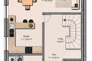 Moderne Doppelhaushälfte mit Garten, Dachstudio und hochwertiger Einbauküche in Wees – Marrensmoor 10a, 24999 Wees – Vorschaubild 7