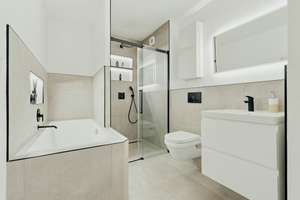 Neuwertige 4-Zimmer-Wohnung im Europahof – barrierefrei, Balkon, Klima & Sauna – 51379 Opladen, Leverkusen – Vorschaubild 9