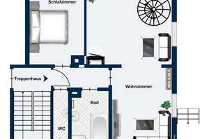Ideal für Singles oder Paare: Gepflegte Wohnung mit Gartenparadies und Aussichtslage – Die vollständige Adresse der Immobilie erhältst du vom Anbieter., 70327 Flohberg, Stuttgart – Vorschaubild 15