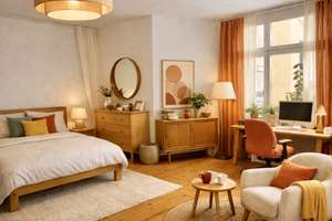  Großzügiger Bereich für wohnen - schlafen und ein offenes Esszimmer – Die vollständige Adresse der Immobilie erhältst du vom Anbieter., 10435 Prenzlauer Berg, Berlin – Vorschaubild 7
