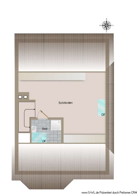 Grundriss - Spitzboden