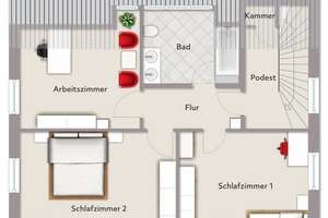 Freistehendes Einfamilienhaus auf sonnigem Südgrundstück in Forchheim – Die vollständige Adresse der Immobilie erhältst du vom Anbieter., 91301 Forchheim – Vorschaubild 15