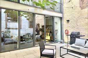 Wohntraum - 3Zi. Designer-Wohnung mit EBK & 35 m² Terrasse in Heidelberger Altstadtlage