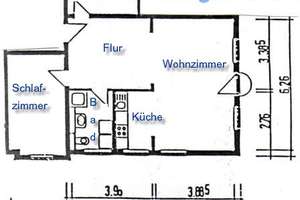 Frisch renovierte 2 Zimmerwohnung mit Laminatboden zu vermieten – Colbitzer Straße 1, 39124 Neue Neustadt, Magdeburg – Vorschaubild 3