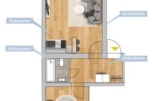 * Gemütliche 2 Zimmer * Wohnung * Balkon * EINBAUKÜCHE * tolles Badezimmer * Stellplatz * – Zeißstraße 73, 9131 Hilbersdorf, Chemnitz – Vorschaubild 13