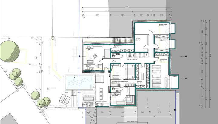 Grundriss Hanggeschoss