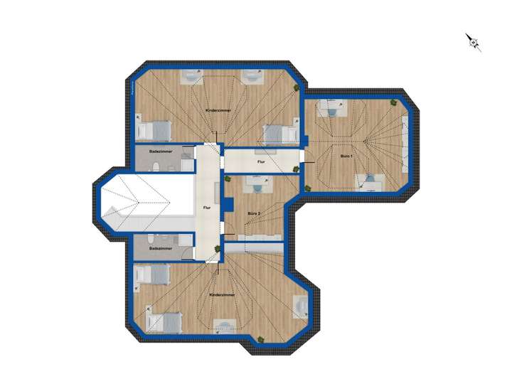 Grundriss Obergeschoss