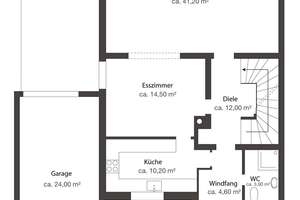 Einzigartige Stadtrandlage - München-Solln: 
Großzügig geschnittene Doppelhaushälfte mit Feldblick – Die vollständige Adresse der Immobilie erhältst du vom Anbieter., 81477 Solln, München – Vorschaubild 8