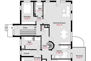 Trudering - Exklusiv. Modern. Individuell. - Maisonette mit Haus-im-Haus-Charakter! – Die vollständige Adresse der Immobilie erhältst du vom Anbieter., 81825 Gartenstadt Trudering, München – Vorschaubild 10