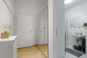 Liebevoll eingerichtet 1 Zimmerwohnung mit idyllischer Terrasse – Die vollständige Adresse der Immobilie erhältst du vom Anbieter., 10437 Prenzlauer Berg, Berlin – Vorschaubild 12