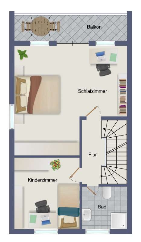 Grundriss Obergeschoss