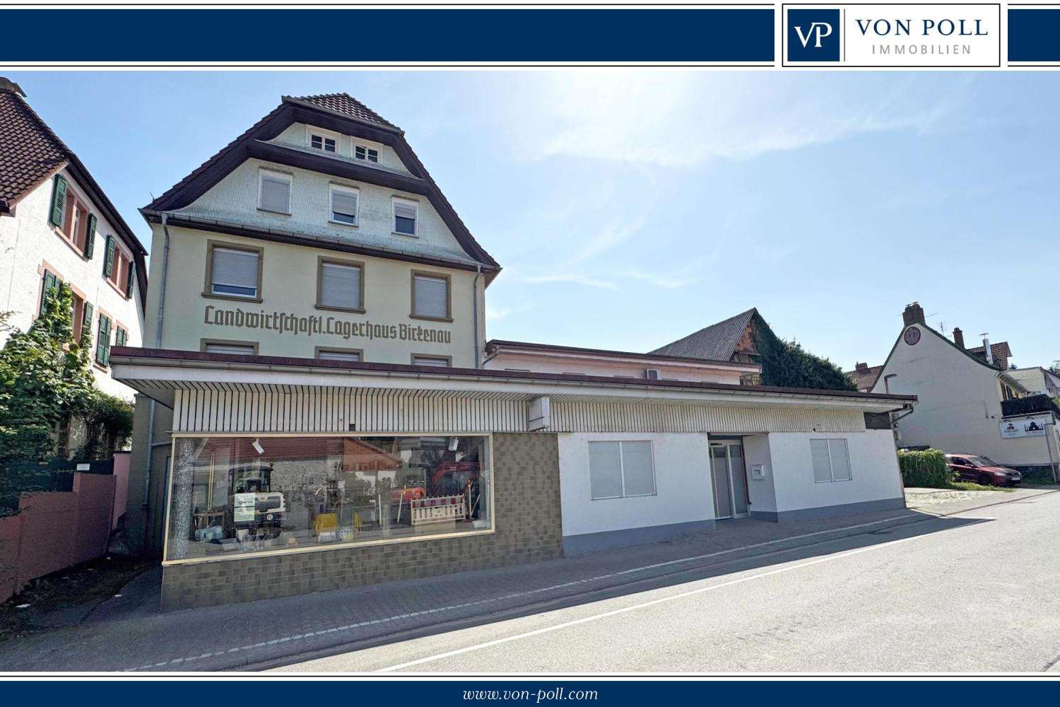 Wohn- und Geschäftshaus mit Halle und Stellplätzen, Bergstraße Kreis – Bild 1