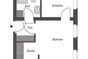 Perfekt für Studenten: 2-Zimmer-Wohnung mit EBK im Lutherviertel! – Senefelderstraße 7, 9126 Lutherviertel, Chemnitz – Vorschaubild 7