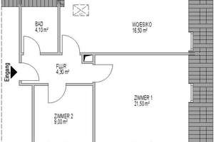 Charmante Dachgeschosswohnung im Altbau – Erstbezug nach Renovierung – Nikolausstraße 2, 54290 Süd, Trier – Vorschaubild 2