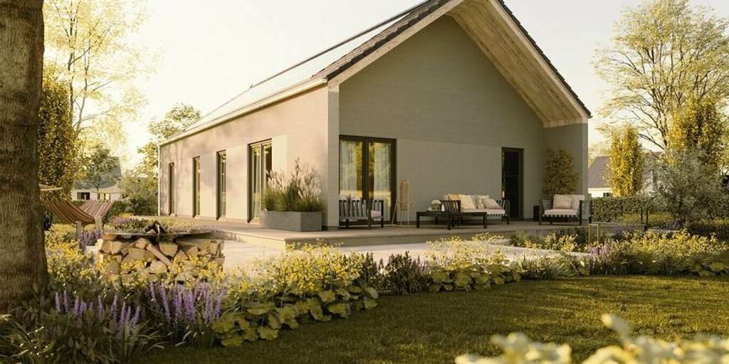 Bungalow 100 mit überdachter Terrasse
