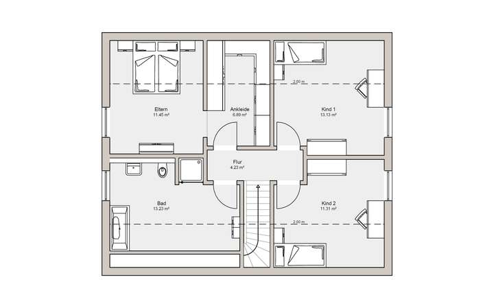 Grundriss Dachgeschoss