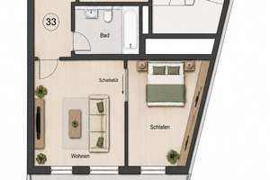 Bezugsfertige Dachterrassenwohnung – komplett modernisiert, sofort einziehen und wohlfühlen.  – Papenberger Straße 26, 42859 Stachelhausen, Remscheid – Vorschaubild 7