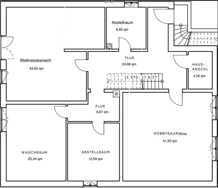 Grundriss Untergeschoss