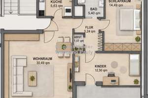 PENTHOUSE-ART ++ Urbanes, außergewöhnliches Wohnen – Die vollständige Adresse der Immobilie erhältst du vom Anbieter., 41236 Grenzland-Stadion, Mönchengladbach – Vorschaubild 15