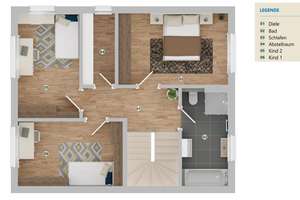 Erstbezug! Neubau von vier Doppelhaushälften in Bogen – Die vollständige Adresse der Immobilie erhältst du vom Anbieter., 94327 Bogen – Vorschaubild 4