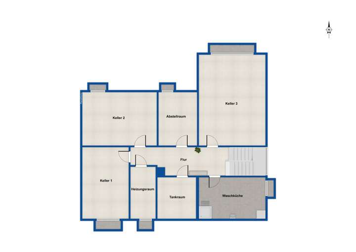 Grundriss Keller