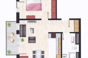Wohntraum mit Balkon, Einbauküche und Stellplatz in Niehl – Nesselrodestraße 18e, 50735 Niehl, Köln – Vorschaubild 8