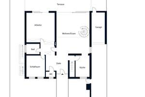 "Weiße Siedlung" Freistehendes Einfamilienhaus in Bestlage – 40474 Golzheim, Düsseldorf – Vorschaubild 12