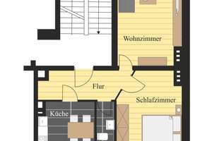 Ruhige 2-Zimmerwohnung mit bester Infrastruktur – Die vollständige Adresse der Immobilie erhältst du vom Anbieter., 22305 Barmbek-Nord, Hamburg – Vorschaubild 2