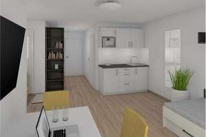 !!Studenten- und Schülerwohnung mit exklusiver Ausstattung!! – Firnhaberstr. 20, 86159 Hochfeld, Augsburg – Vorschaubild 3