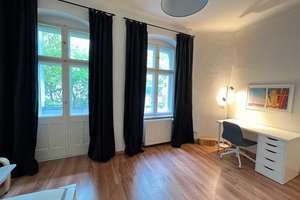 Voll möblierte 1-Zimmer Wohnung mit Balkon am S-Bhf Wollankstr.